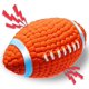 thumbnail image 1 of Juguetes para perros Squeaky Dog Rugby Toy Bounce and Fetch Dog Balls para perros medianos y grandes, 1 of 5