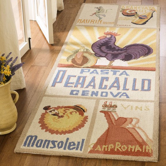 Safavieh Chelsea Vintage Geometric Runner Rug, Ivory, 2'6" x 12'