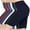 Navy|Black|White|Royal|Burgundy|Gray, variant on 6 Pack Women's 3 inch Wide Waistband Biker Shorts Bike Short Ultra Soft Peach Skin Leggings Pants (S/M/L)