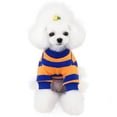 thumbnail image 6 of Pet clothes Dog autumn winter comfortable warm clothes Pet stripe sweater Dog sweater, 6 of 6
