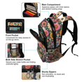 thumbnail image 5 of FORMRS Kids School Backpack Elementary Student Unisex Travel Bookbag with Reflective Stripes, Large Colorful Flowers, 5 of 7