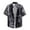Black, variant on JLFKNG Summer Shirts For Men Breathable Ice Silk Shirts Fashion Printed Short Sleeve Buttons Up Shirt Tops Breathable Loose Fit Lounge Clothing Fot Men