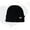 Black, variant on Unisex Winter Ripped Knitted Slouch Hat, Large Head Circumference Solid Color Beanie for Casual and Fashionable Wear