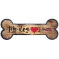 thumbnail image 1 of Atlanta Braves 6'' x 12'' Dog Bone Sign, 1 of 7
