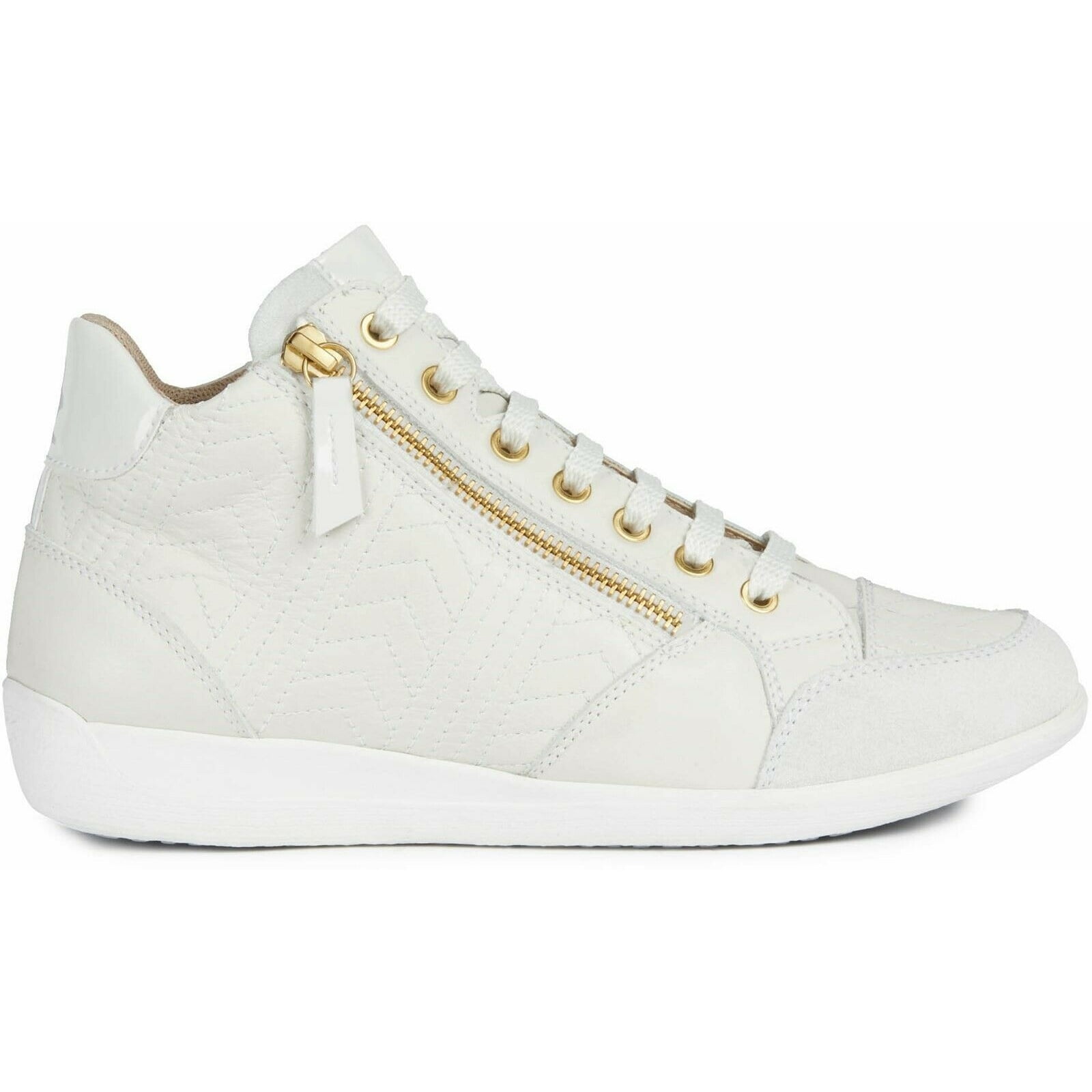 Geox Womens Myria Leather Sneakers