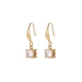 thumbnail image 1 of Pendientes de diamantes de imitación Minnieouse, 1 par, cristal, fiesta, blanco, 1 of 6