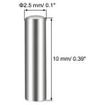 thumbnail image 3 of Uxcell Steel Pins 304 Stainless Steel Cylindrical Shelf Support Pin Silver  2.5 x 10mm 100Pcs, 3 of 5