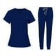 thumbnail image 1 of Uniforme médico de enfermera,Conjunto médico de enfermera,parte ,pantalones largos,pantalones es de uniforme,Traje de trabajo de enfermera para mujer,ropa de trabajo para spa, 1 of 8