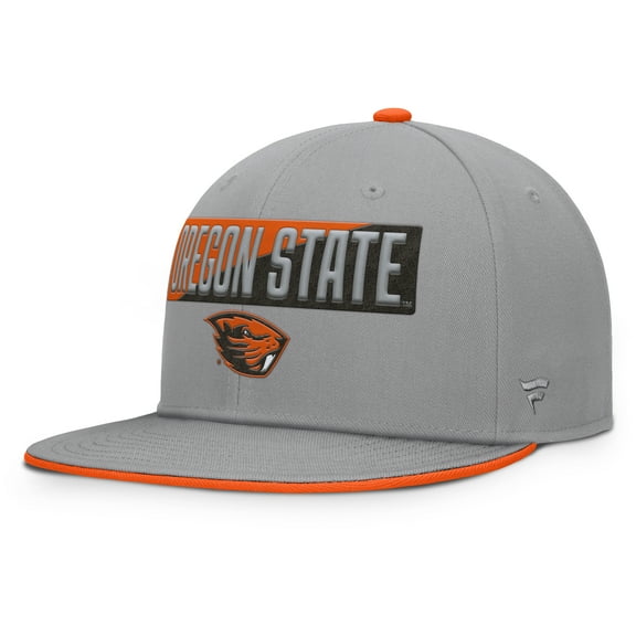 Men's Fanatics Gray Oregon State Beavers Duo Snapback Hat