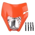 thumbnail image 2 of Faro Delantero De Motocicleta, Iluminación Clara Estética Resistente A La Intemperie, Faro De Motocicleta Antiimpacto De Potencia De 35W Para Moto, 2 of 7