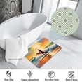 thumbnail image 3 of Surf Non-Slip Polyester Door Carpet Bath Rugs Floor Mat Machine Washable, 3 of 6