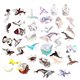 thumbnail image 5 of 40 hojas de pegatinas autoadhesivas de papel con calcomanías de mariposas multicolores, 5 of 5