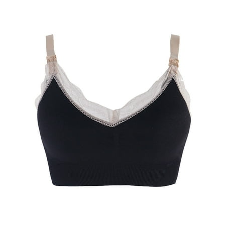 

Bras for Women Plus Size Version Pregnant Before Opening Maternity Sports Pregnant Women Tube Top Wireless Seamless Feeding Bra Push up Bras for Women