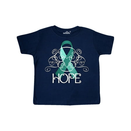

Inktastic Hope-Ovarian Cancer Awareness Gift Toddler Boy or Toddler Girl T-Shirt