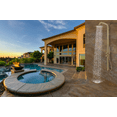 thumbnail image 4 of HEATGENE Outdoor Shower with Body Jets and Handheld, Wall-Mounted Shower Head for Outside/Poolside/Patio Drench Shower - Gold, 4 of 5