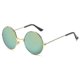 thumbnail image 1 of Round Sunglasses Gold Mirror Gold, Fashion Eyewear, Sun Protection, UV400 Lenses, 1 of 1