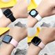 thumbnail image 4 of Correa de silicona para Apple Watch, pulsera deportiva de 44mm, 45mm, 40mm, 41mm, 42-38mm y 45 mm, serie iwatch 8 7 6 5 4 3 SE 9 Ultra 2 49mm, 4 of 5
