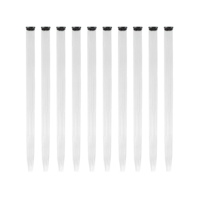 10X Extensions de Perruque Bradem Liquidation, Extensions de Cheveux Colorées, Multi-Couleurs Mèches de Fête à Clipser en Cheveux Synthétiques, Extensions de Cheveux & Accessoires B, Attrape les Cheveux
