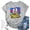 A-Grey1457, variant on XIAONU Women's Haiti National Flag Graphic T-Shirt Short-Sleeve Casual Daily Weekend Occasion Tee