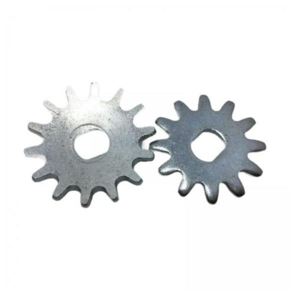 koolsoo 5x2Pcs Horizontal Jack Repair Gears Easy to Install Socket Tooth Flat Tooth Large