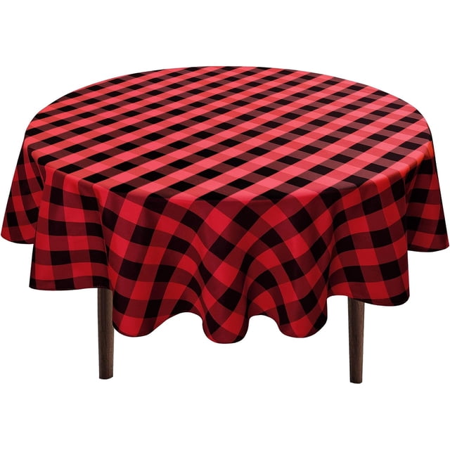 Striped Square Tablecloth Beige - Stainproof, Spillproof and Waterproof Washable Polyester Fabric 4 ft Table Cloth for Outdoor Picnic and Banquet, 54 x 54 Inch