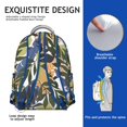 thumbnail image 5 of Campus Commuter Hawaii Tropical Wind Palm Leaves Backpack: Durable & Lightweight Laptop Daypack for Students, Large Capacity Bookbag, An Excellent Gift for Women and Men for High School & College, 5 of 6