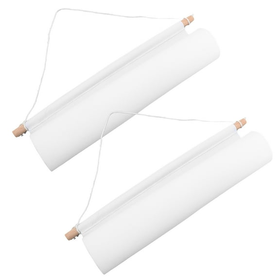 FRCOLOR 2 Pcs Outdoor Flag Canvas Flag Blank Camping Flag 45.00X30.00X0.01CM White