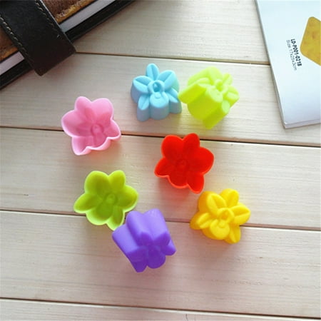 

LSLJS Cake Mould 3CM plumeria silicone jelly pudding random color on Clearance