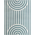 thumbnail image 2 of Unique Loom Whimsy Kids Collection Area Rug - Lines (10' x 13' 1" Rectangle Sky blue/Ivory), 2 of 9