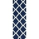 Nuloom 2' x 3' Tapis de Treillis Marrakech à la Main en Bleu Marine – image 2 sur 6