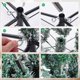 thumbnail image 2 of PTOOTP Árbol de Navidad artificial con hojas flocadas, árbol de Navidad realista, árbol de Navidad falso para fiestas, decoración del hogar., 2 of 7
