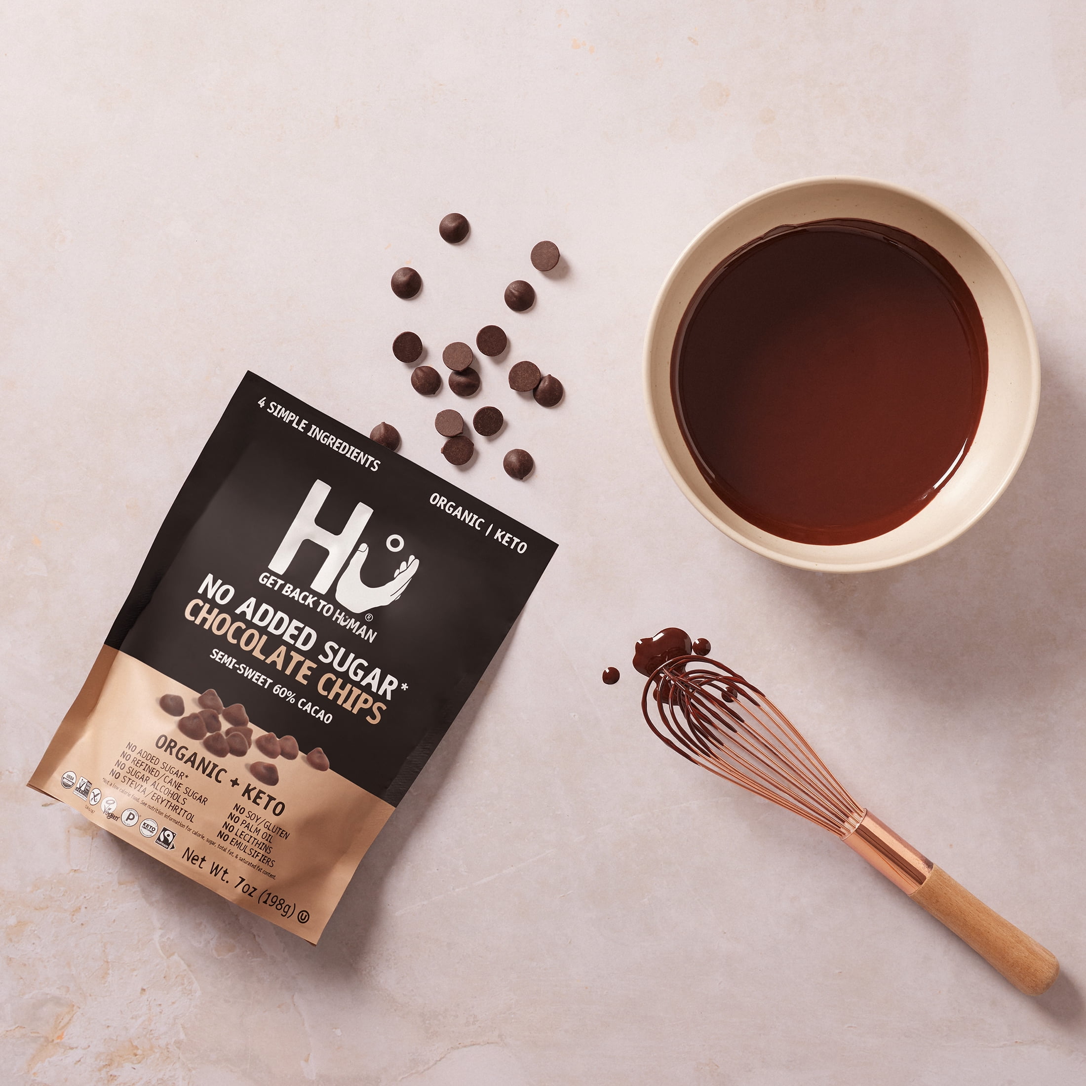 Hu No Added Sugar Chocolate Chips