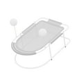 thumbnail image 5 of CarpNettore Cat Lounge Chair Elevated Pet Bed Cat Hammock Bed Pet Cot for Four Seasons Small Gray, 5 of 9