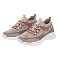 thumbnail image 2 of RotHome Womens Sneakers Platform Chunky Mesh Breathable Pink Tennis Shoes for Women Casual Athletic Gym Workout Walking Sneakers Thick Sole, 2 of 8