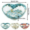 thumbnail image 3 of Containers, Tyeign Heart Shape Small Storage Box Resin Square Shape Jewelry Mini Bowl Silicone Cute Decorative Dish Containers Epoxy Casting Plastic Containers Containers for Organizing, 3 of 4