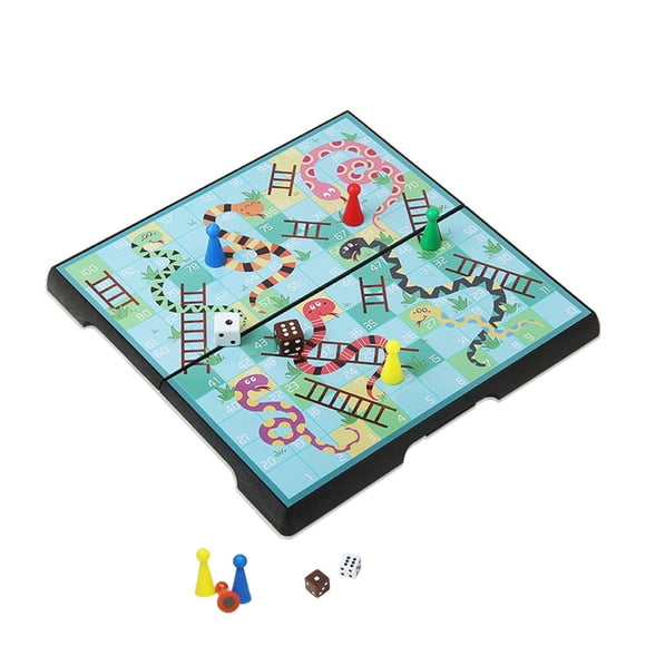 Juego de mesa KOKOSUN Mini Snakes and Ladders Magnetic Travel