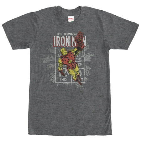 Marvel Men's Iron Man Comic Book Cent T-Shirt