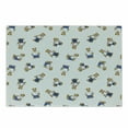 thumbnail image 1 of Dotted Cutting Board, Teddy Bear Style Dog on Nostalgic Polka Dots Cartoon, Decorative Tempered Glass Cutting and Serving Board, Small Size, Violet Blue Pale Brown, by Ambesonne, 1 of 1