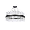 thumbnail image 5 of Dallas 32 inch round crystal pendant in black, 5 of 9