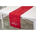 thumbnail image 4 of Red Modern Geometric Christmas Tree Table Runner (16"x67"), 4 of 4