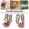 thumbnail image 4 of 2PCS Artificial Violet Hanging Flowers,Easy Installation, Crafted with Plastic Materials for Durable Use, Suitable for Weddings, Parties, and Home Decor, 4 of 8