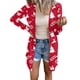 thumbnail image 5 of Cárdigan de Navidad para mujer, cárdigan con estampado de Papá Noel, cárdigan de manga larga, suéter, abrigo Fridja BV0+5531, 5 of 6