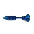 thumbnail image 3 of 1PCS Stylish Unisex Piercing Stainless Steel Whole stud Piercing screw Screw Shape Earring Punk Allergy Free Ear Stud, 3 of 8