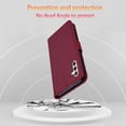 thumbnail image 5 of for Samsung Galaxy A54 5G Wallet Case for Women, Glitter Bling Diamond PU Leather Folio Cover with Card Slot Wrist Strap Built-in Kickstand Protective Case for Samsung Galaxy A54 5G Owl Red, 5 of 8