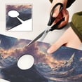 thumbnail image 6 of Yayeee Faucet Mat for Kitchen Sink 14.7" Diatomite Long Splash Guard Pad, Ethereal Mountain, 6 of 7