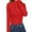 Red, variant on Turtleneck Shirt Women Long Sleeve Mock Neck Slim Fit Tops Base Layer Soft Lightweight Stretch Undershirts