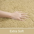 thumbnail image 2 of Junovo Soft Bathroom Rug Runner Absorbent Microfiber Bath Rugs for Bathroom Non Slip Bath Mat for Tub, Shower Floor,24"x72",Beige, 2 of 6