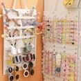 thumbnail image 2 of Hair Bows Organizer Wall Hanging Large Capacity Headband Holder Hair Clip Storage Hanger Space Saving Accessory For Girl Room, 2 of 16