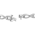 thumbnail image 2 of White Diamond Accent Sterling Silver Infinity Bracelet, 7.5, 2 of 2