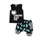 thumbnail image 1 of Ropa de verano para bebés y niños pequeños Playas Love Me Chaleco sin mangas Tops + Pantalones cortos Trajes casuales para niños Sailing Electrónica, 1 of 4